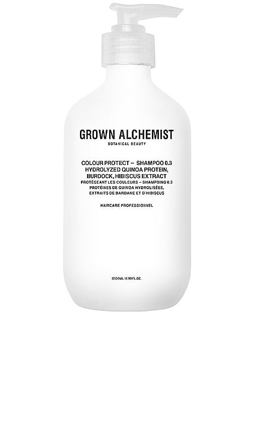 in Hydrolyzed Colour-Protect Protein Grown Hibiscus Extract & Alchemist | Shampoo REVOLVE Burdock & Quinoa 0.3