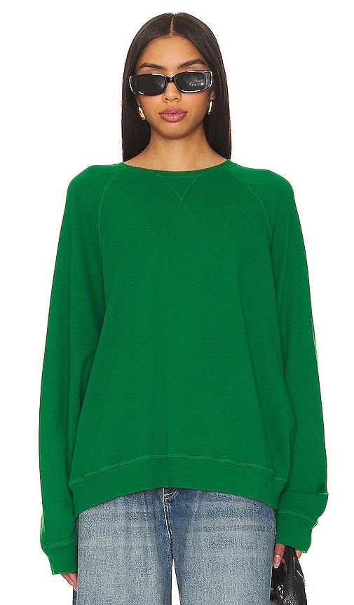 The Great The Slouch Sweatshirt in Holly Leaf REVOLVE