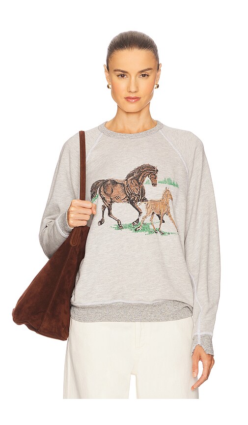 The Great College Sweatshirt in Soft Heather Grey