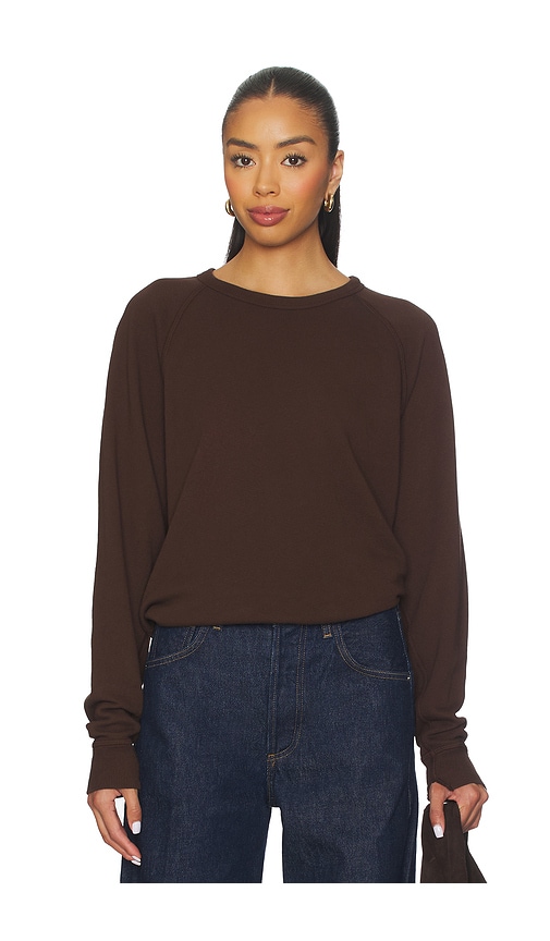 The Great The College Sweatshirt in Driftwood REVOLVE