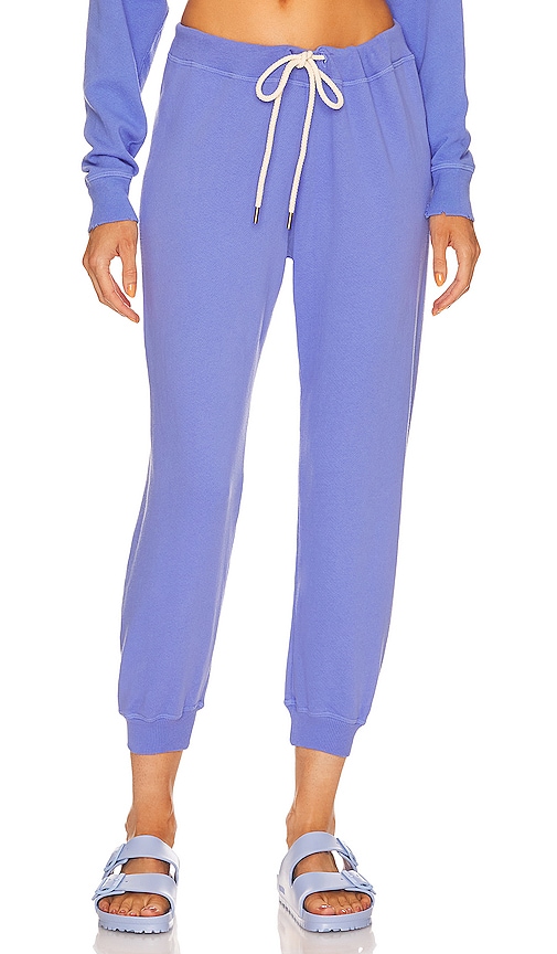 The Cropped Sweatpant in Glacier Blue