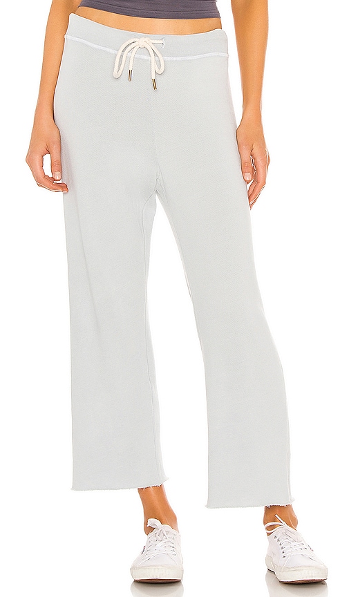 wide leg sweatpants cropped