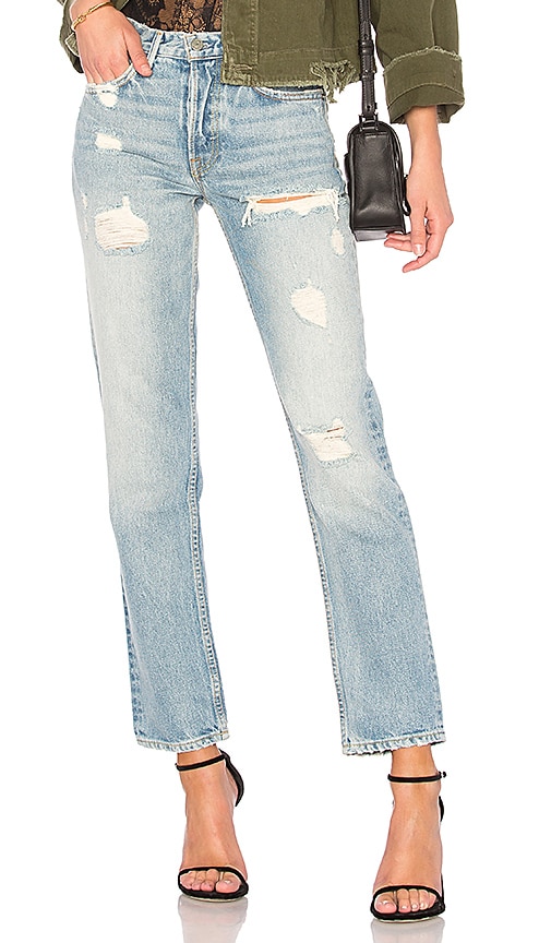 helena high rise straight jean