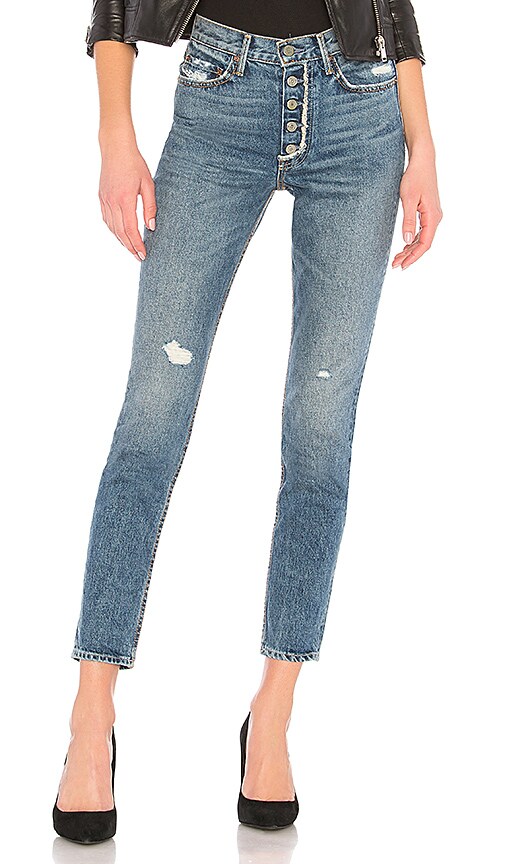 mother high rise skinny jeans