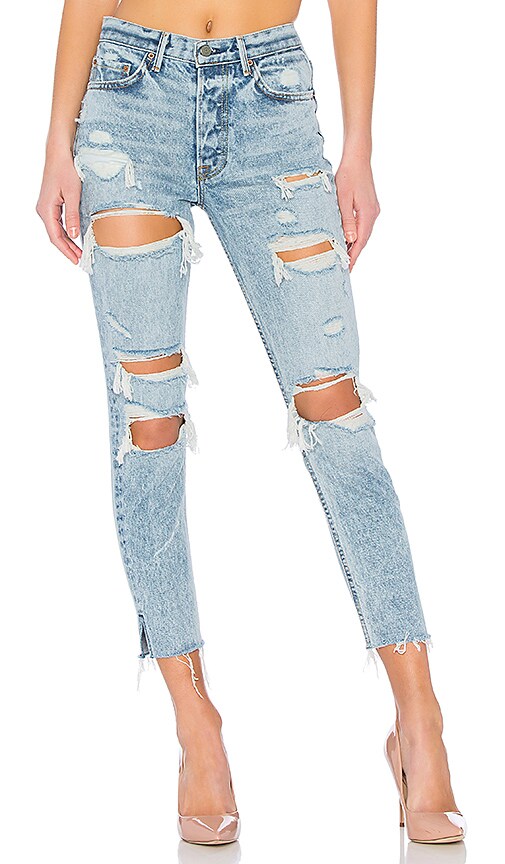 GRLFRND Karolina High-Rise Skinny Jean in Rumi | REVOLVE