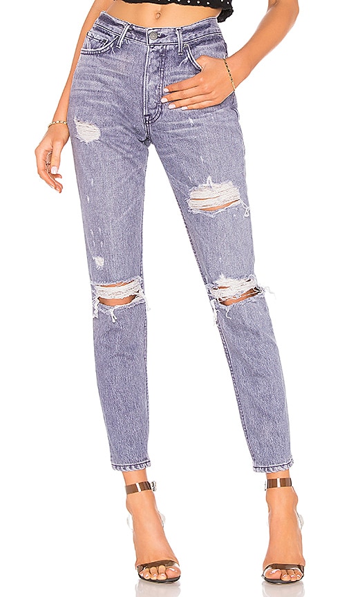 high rise skinny crop jeans