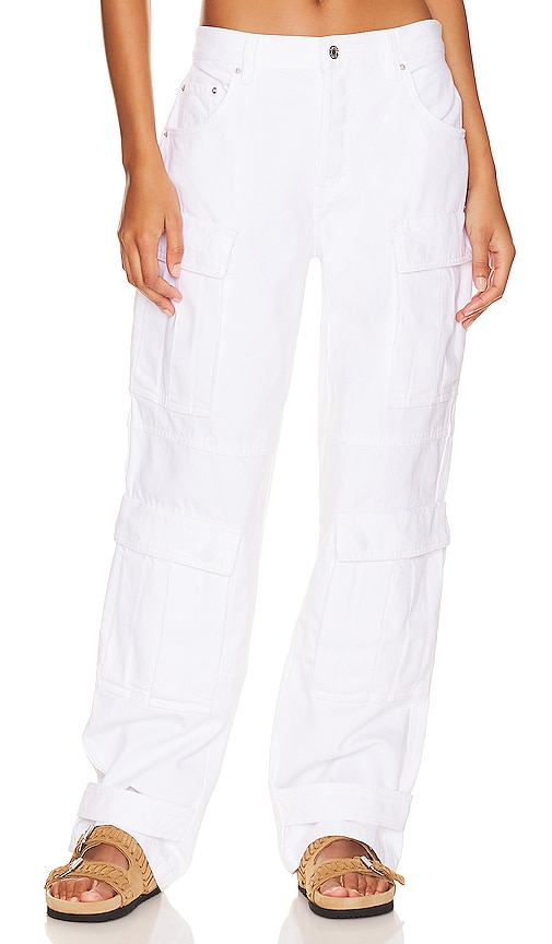GRLFRND Lex Cargo Jean in White