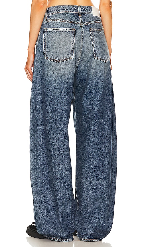  Grlfrnd Paola Barrel Leg Jean En Color Denim-dark Talla 23  (también En 24, 25, 26, 27, 28, 29, 30). 