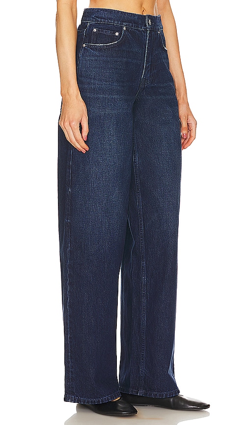 Shop Grlfrnd Angelina Baggy Slouch Jean In Ryman Blue