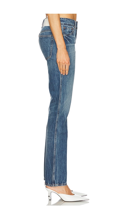  Grlfrnd Isabel Low Rise Straight Jeans En Color Denim-medium Talla 24  (también En 25, 26, 27, 28, 30). 