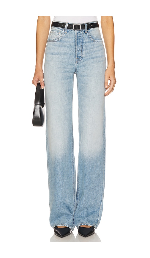 Brooklyn High Rise Straight in Blue. - size 23 (also in 24, 25, 26, 27, 28, 29, 30, 31, 32) - GRLFRND - Modalova