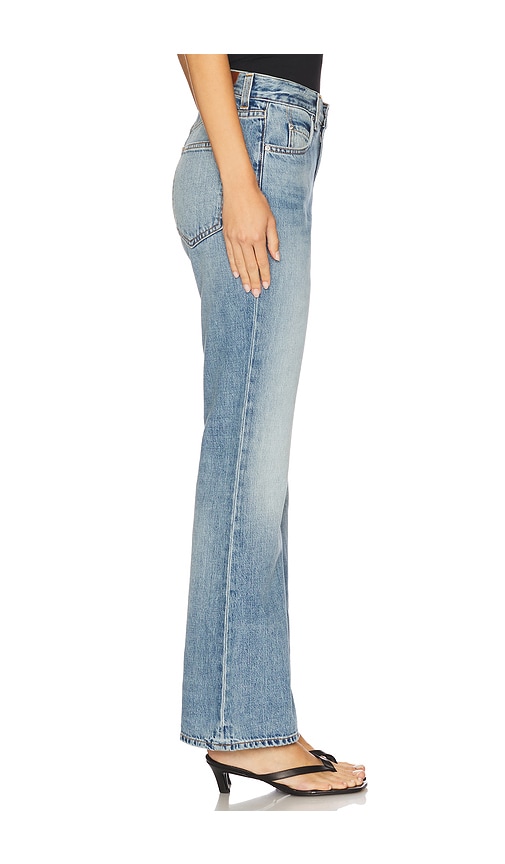  Grlfrnd Danie Mid Rise Chill Boot Short Inseam En Color Azul Talla 24  (también En 25, 26, 27, 28, 29, 32). 