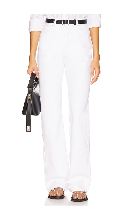 Graham High Rise Straight in White. - size 32 (also in 23, 24, 25, 26, 27, 28, 29, 30, 31)