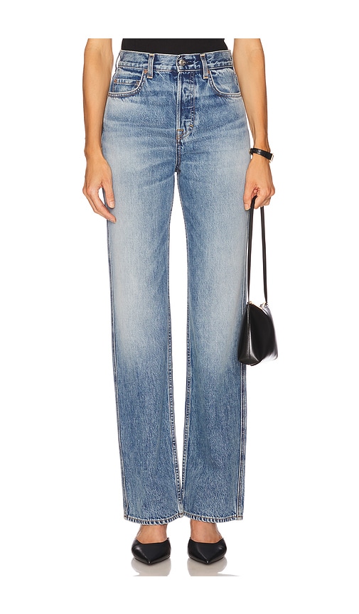 Graham High Rise Straight in Blue. - size 32 (also in 23, 24, 25, 26, 27, 28, 29, 30, 31)