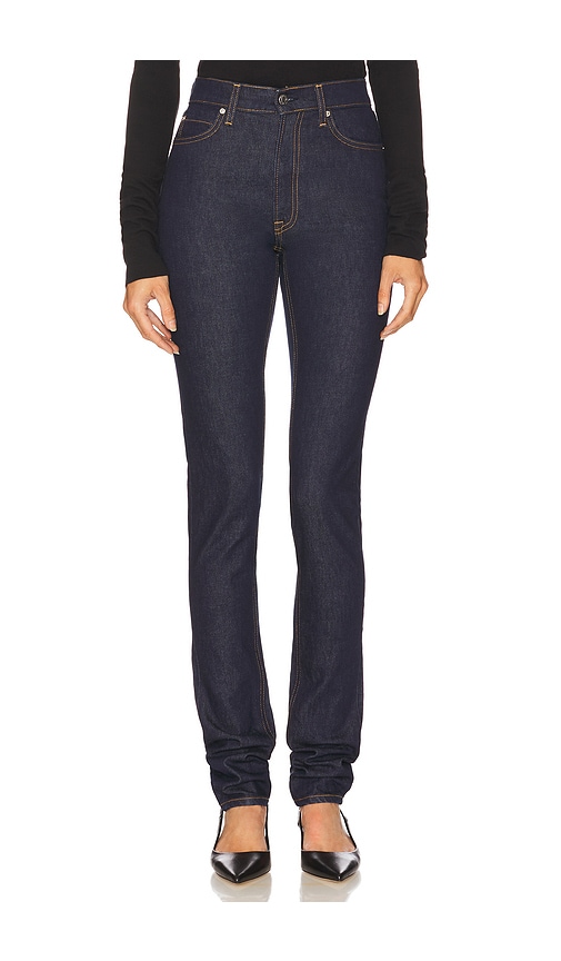 Grlfrnd Bryn Mid Rise Skinny In Blue