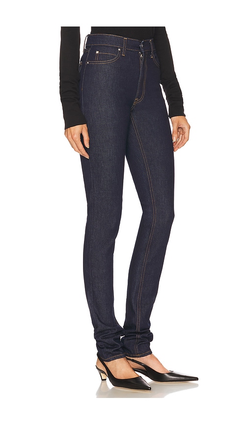 Grlfrnd Bryn Mid Rise Skinny In Blue