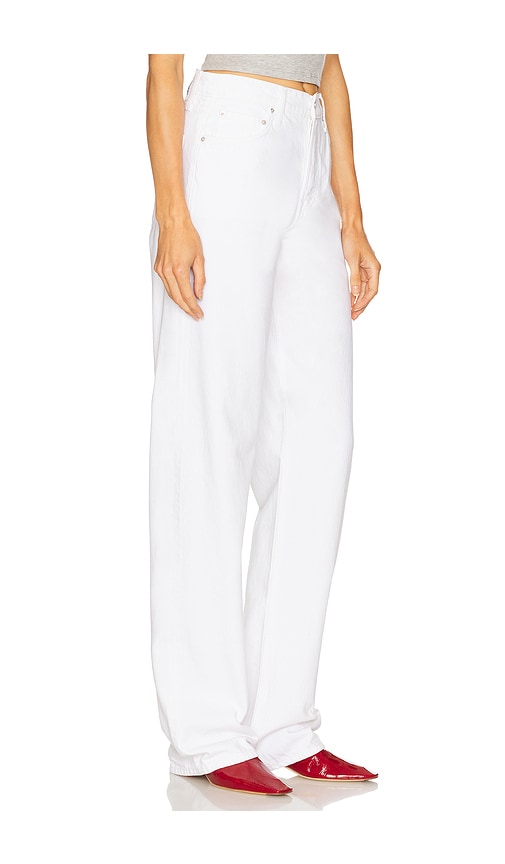 Grlfrnd Bella Low Rise Boyfriend In White