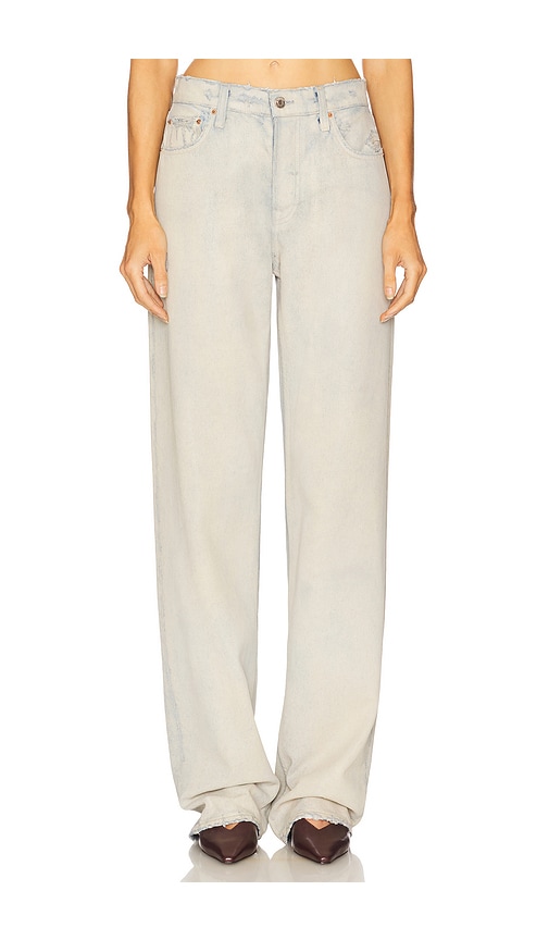 Grlfrnd Bella Low Rise Boyfriend In White