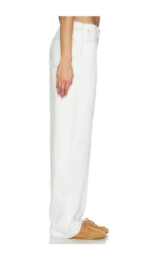  Grlfrnd Jordan Low Rise Frayed Waist Boyfriend En Color Ivory Talla 24  (también En 27, 29, 30, 31, 32). 