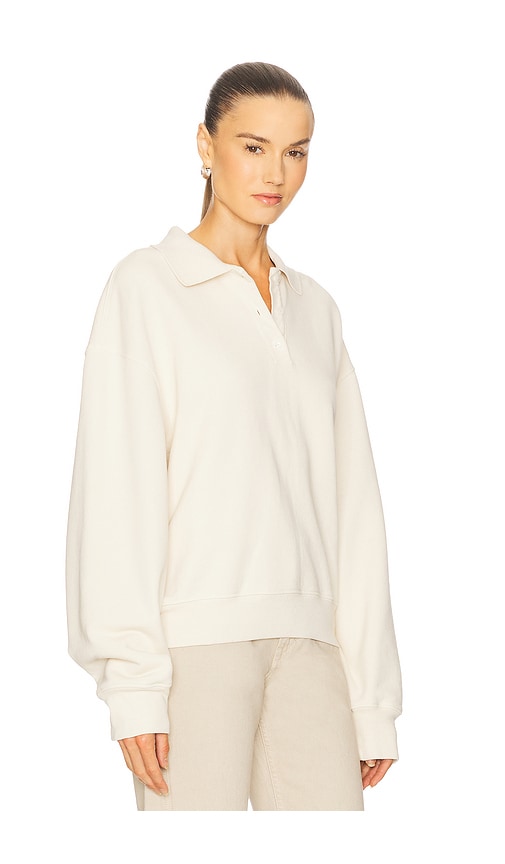 Grlfrnd Polo Sweatshirt In White