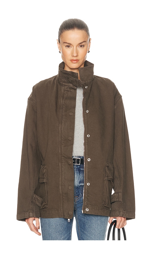 Grlfrnd Logan Jacket In Brown