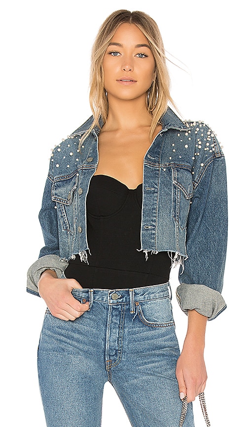 cropped boyfriend denim jacket