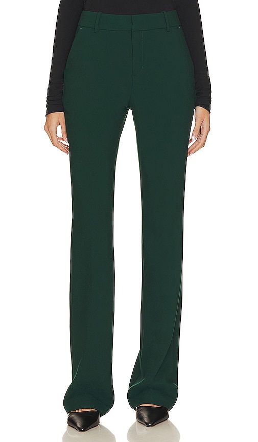 GRLFRND The Suit Trouser in Pine Green