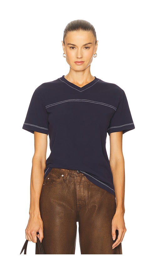 GRLFRND Football Tee en Navy Taille XS Also en XXS 108 €