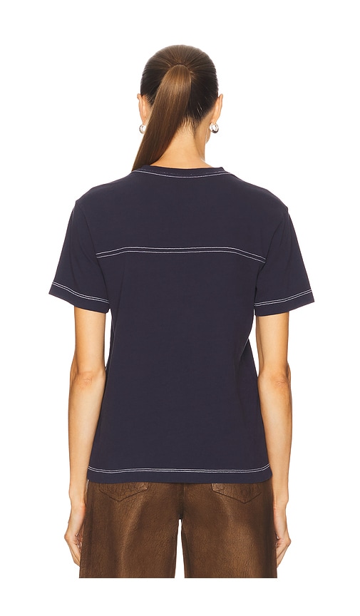  Grlfrnd Oberteil Football Tee In Navy. Größe Xxs. Also In Xs. 