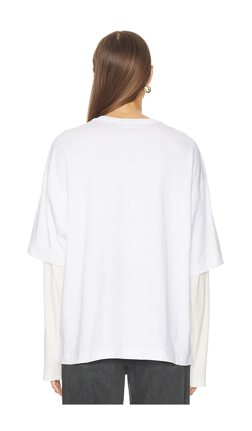  Grlfrnd Shirt Layered Long Sleeve Tee In White. Größe Xs/s. Also In M/l. 