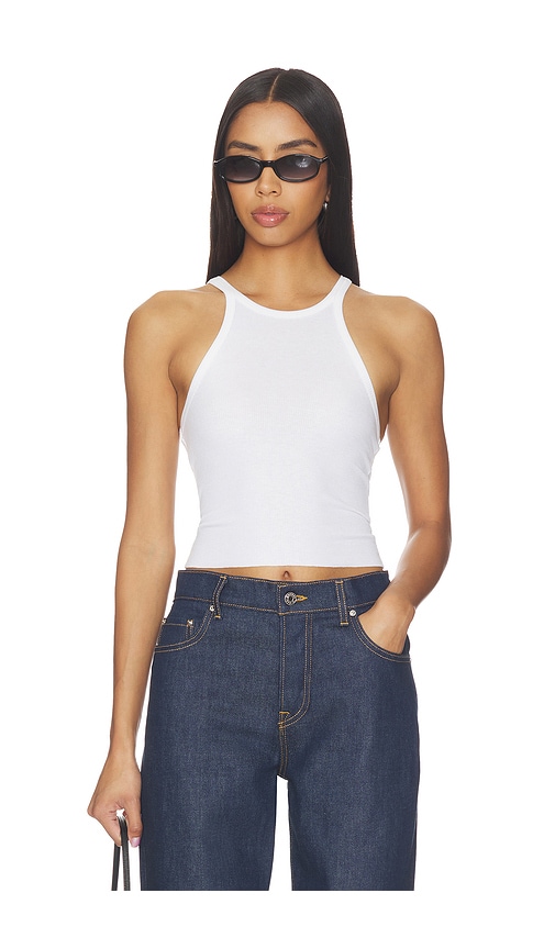 GRLFRND Cropped Racer Tank en White Taille M Also en XS L XL 86 €