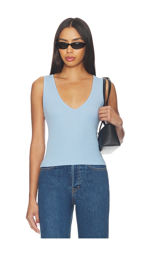 GRLFRND V-neck Muscle Tank en Baby Blue Taille L Also en XXS XS S M XL 96 €