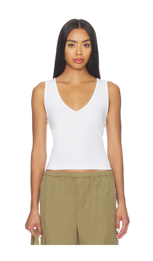 GRLFRND V-neck Muscle Tank en White Taille S Also en XXS XS M L XL 96 €