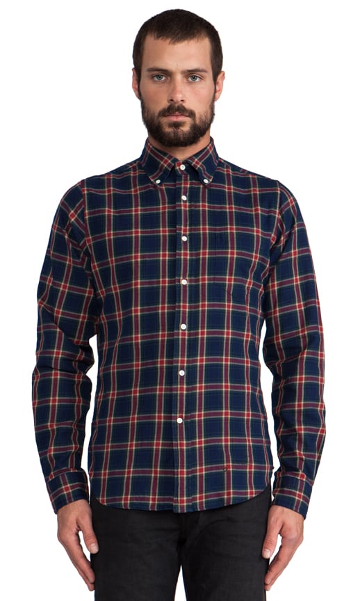 Indigo Twill Button Down