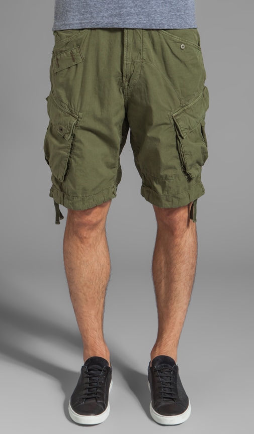 G Star Rovic Loose Cargo Short In Sage Revolve