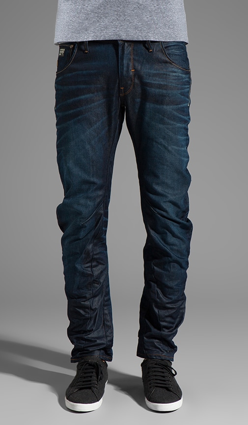 arc 3d slim jeans dark aged