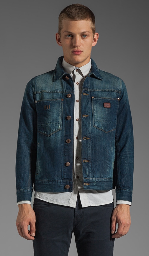 star denim jacket