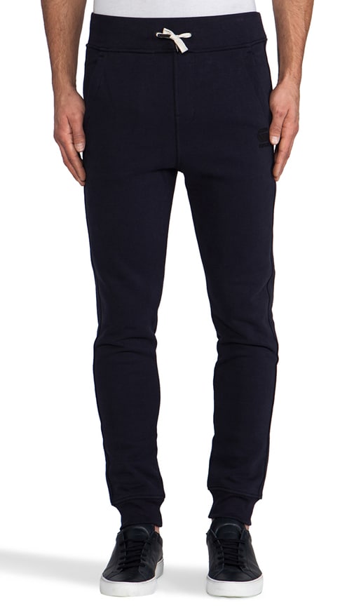 Navy Raw Sweatpant