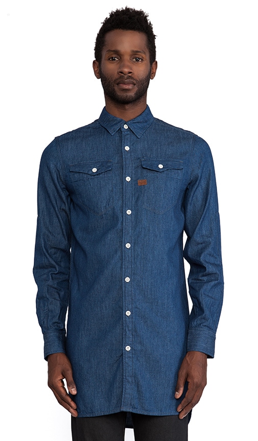 g star denim shirt