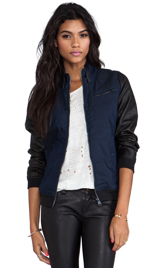 ANINE BING Leon Bomber - Midnight Navy