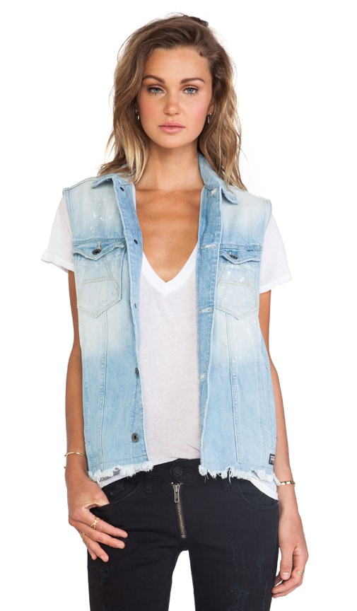 A Crotch Ripped Jacket Sleeveless