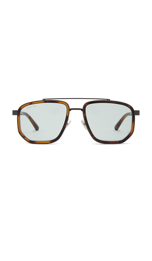 Gucci Noble Tip Rectangular Sunglasses