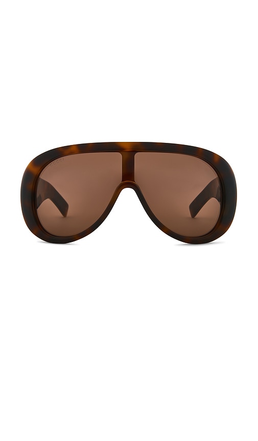 Gucci Aviator Sunglasses in Brown.