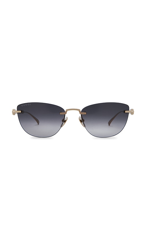 Gucci LUNETTES DE SOLEIL en Gold Grey 741 €
