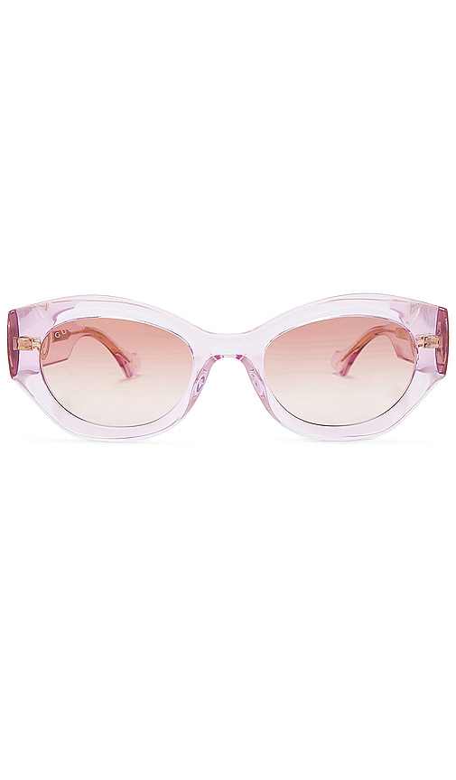 Gucci La Piscine Oval Sunglasses in Pink