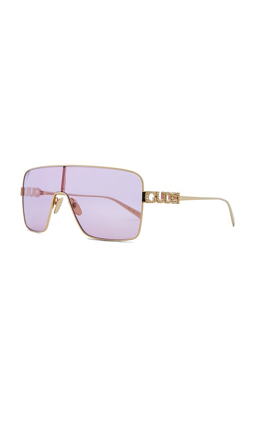Gucci Mask Sunglasses In Neutral