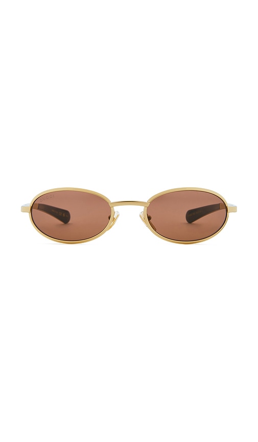 Gucci Rodeo Drive Sunglasses In Gold