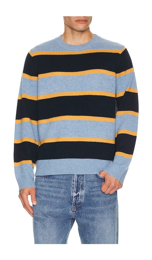 Guest In Residence Stripe Crew Neck Sweater