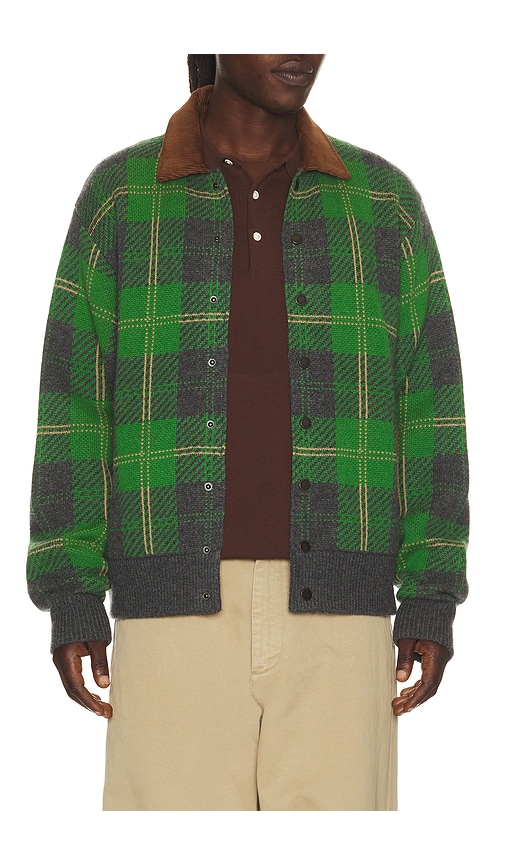 Guest In Residence Tartan Bomber en Green. Taille S. Also en .