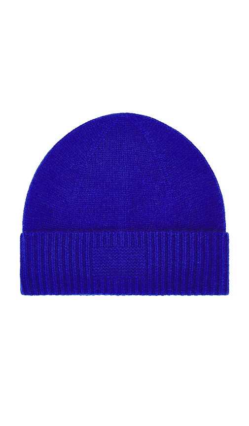 Guest In Residence Rib Cuff Beanie in Cobalt